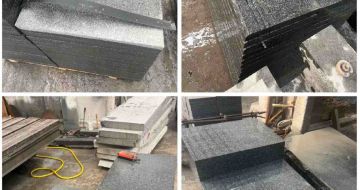 盘锦 芝麻黑地铺石材