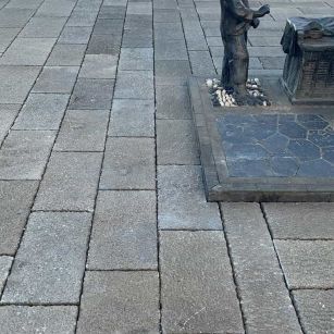 盘锦仿古石铺装效果