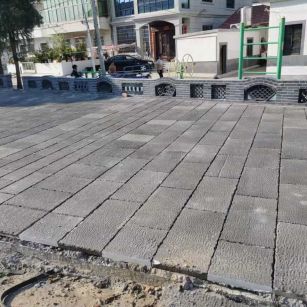 盘锦仿古石铺装效果