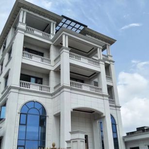 盘锦芝麻白别墅干挂效果展示