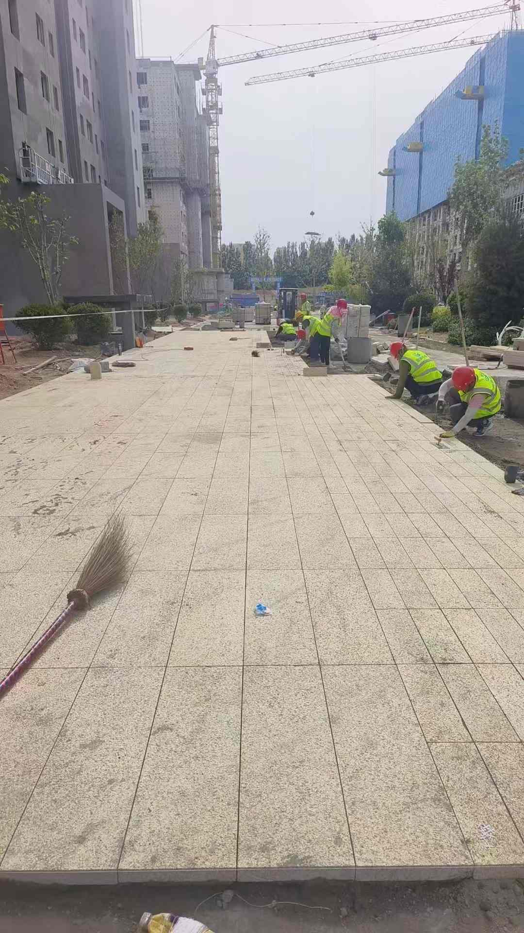 盘锦黄金麻荔枝面地铺案例