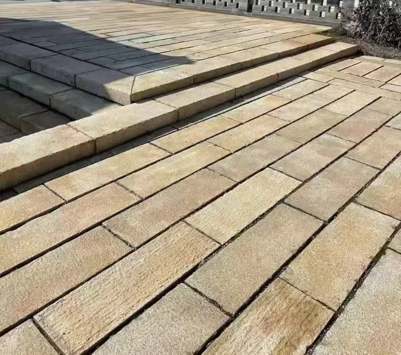 盘锦仿古石铺装效果