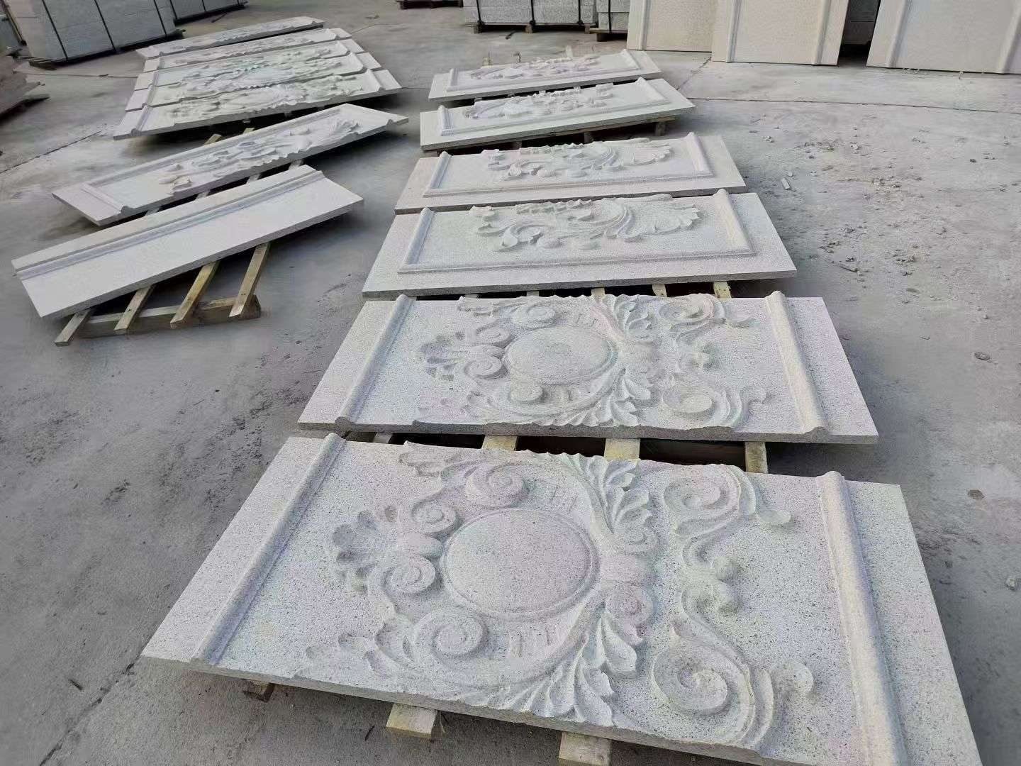 盘锦 芝麻白干挂雕花板